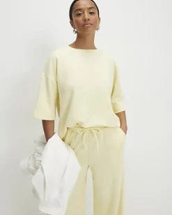 Petite Yellow Premium Boxy T-shirt