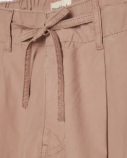 Pink Barrel Leg Cargo Trousers
