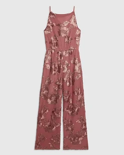 Pink Cornelli Halter Jumpsuit