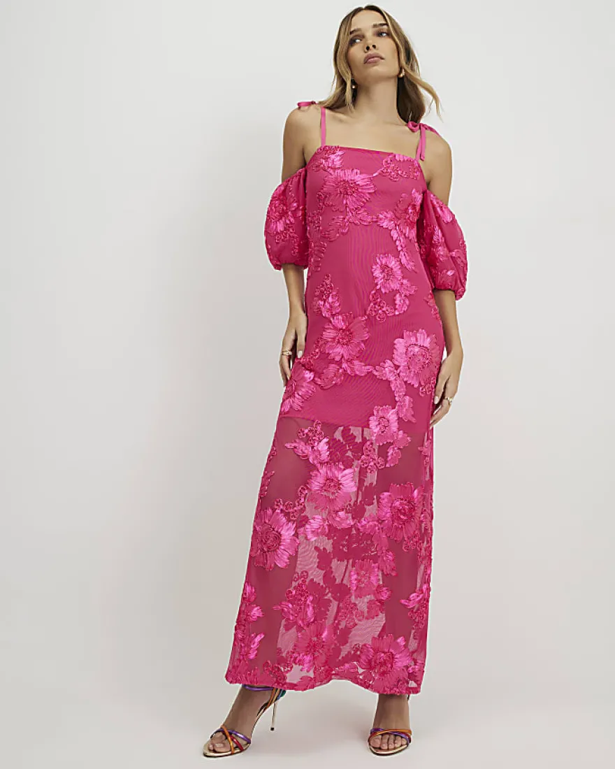 Pink Cornelli Maxi Dress