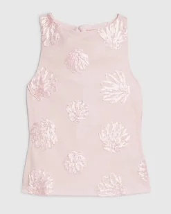 Pink Cornelli Shell Racer Top