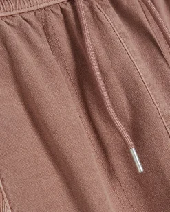Pink Denim Elasticated Waist Joggers