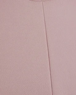 Pink Fitted Knit Sleeveless Top