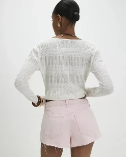 Pink Hotpant Denim Shorts