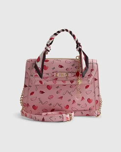 Pink Jadore Charm Scarf Tote Bag