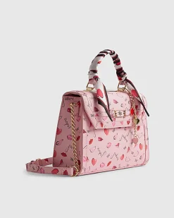 Pink Jadore Charm Scarf Tote Bag