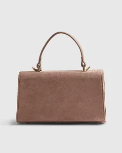 Pink Lock Front Tote Bag