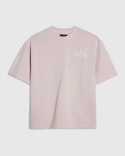 Pink Oversized Fit Midweight T-shirt