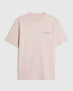 Pink Oversized Fit Royale Car T-Shirt