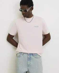 Pink Oversized Fit Royale Car T-Shirt