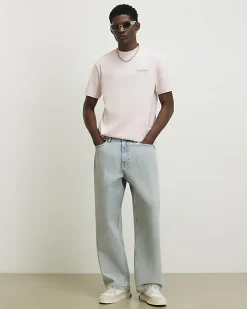 Pink Oversized Fit Royale Car T-Shirt