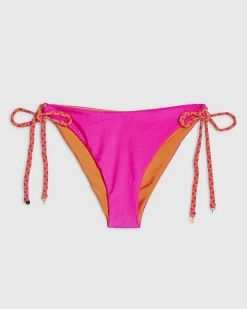 Pink Reversible Bikini Bottoms