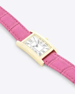 Pink Rose Gold Link Watch