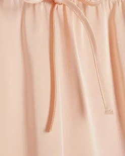 Pink Satin Trousers