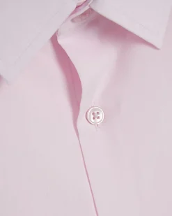 Pink Slim Fit Long Sleeve Shirt