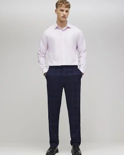Pink Slim Fit Premium Long Sleeve Shirt