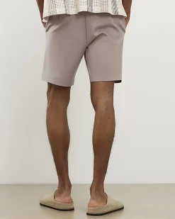 Pink Slim Stretch Chino Short with Belt