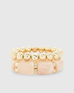 Pink Stretch Bangle Multi Pack