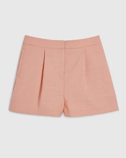 Pink Tailored Shorts