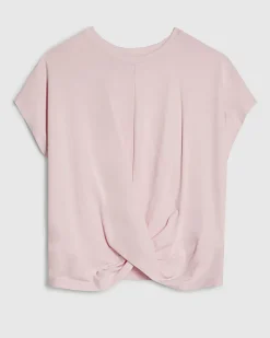 Pink Twist Front T-Shirt