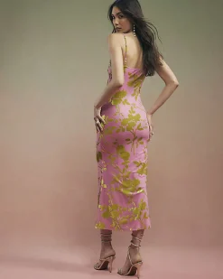 Pink Year Zero Floral Embellished Slip Dress