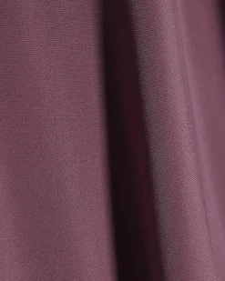 Purple Asymmetric Drape Sleeve Flowing Top