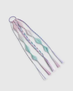 Purple Mermaid Fake Hair Pony