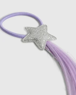 Purple Ombre Faux Hair Star Hairband