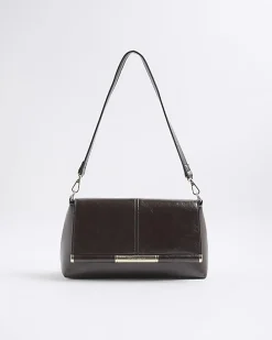 Red Bar Front Clutch Bag