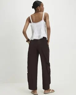 Red Barrel Leg Trousers