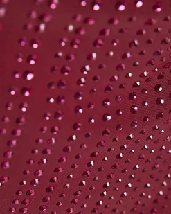 Red Diamante Embellished Swimsuit