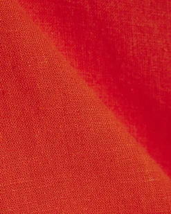 Red Linen Blend Tank Top