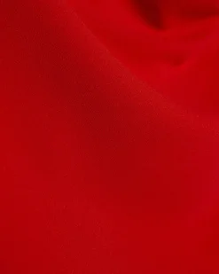 Red Long Sleeve Double Breasted Cape Blazer