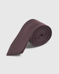 Red Micro Dot Tie