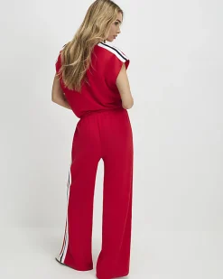 Red Tape Side Drawstring Wide Leg Joggers