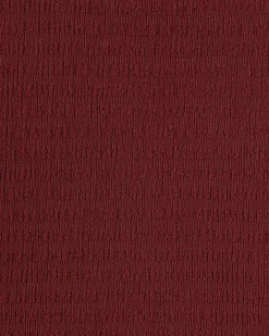 Red Textured Fitted T-Shirt