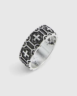 Silver Cross Ring