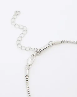 Silver RI Key Coin Necklace