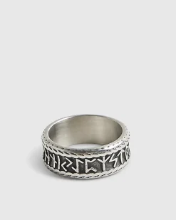 Silver Steel Nordic Ring