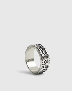 Silver Steel Nordic Ring