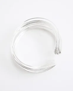 Silver Wire Cuff Bracelet