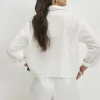 White Cotton Embroidered Palm Placement Shirt