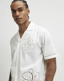 White Cutwork Shirt