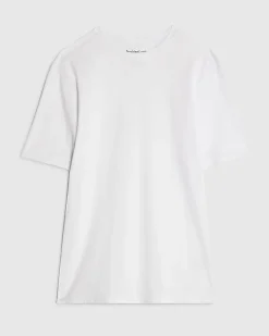White Essential Muscle Fit Stretch T-Shirt