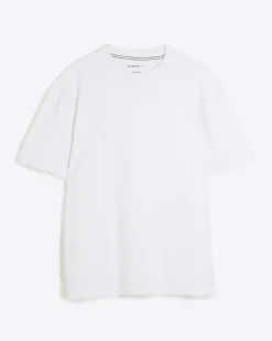 White Essential Regular Fit Midweight T-Shirt