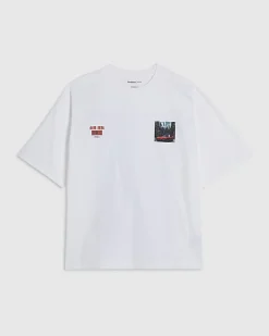 White Japanese Car Graphic Midweight T-Shirt