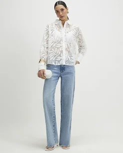 White Lace Shirt