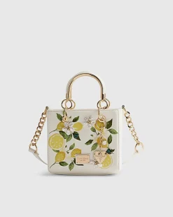 White Lemon Pearl Tote Bag
