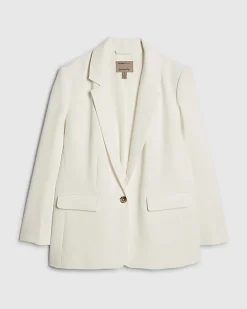 White Long Sleeve Blazer