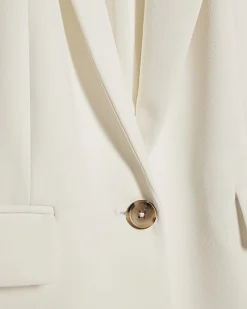 White Long Sleeve Blazer